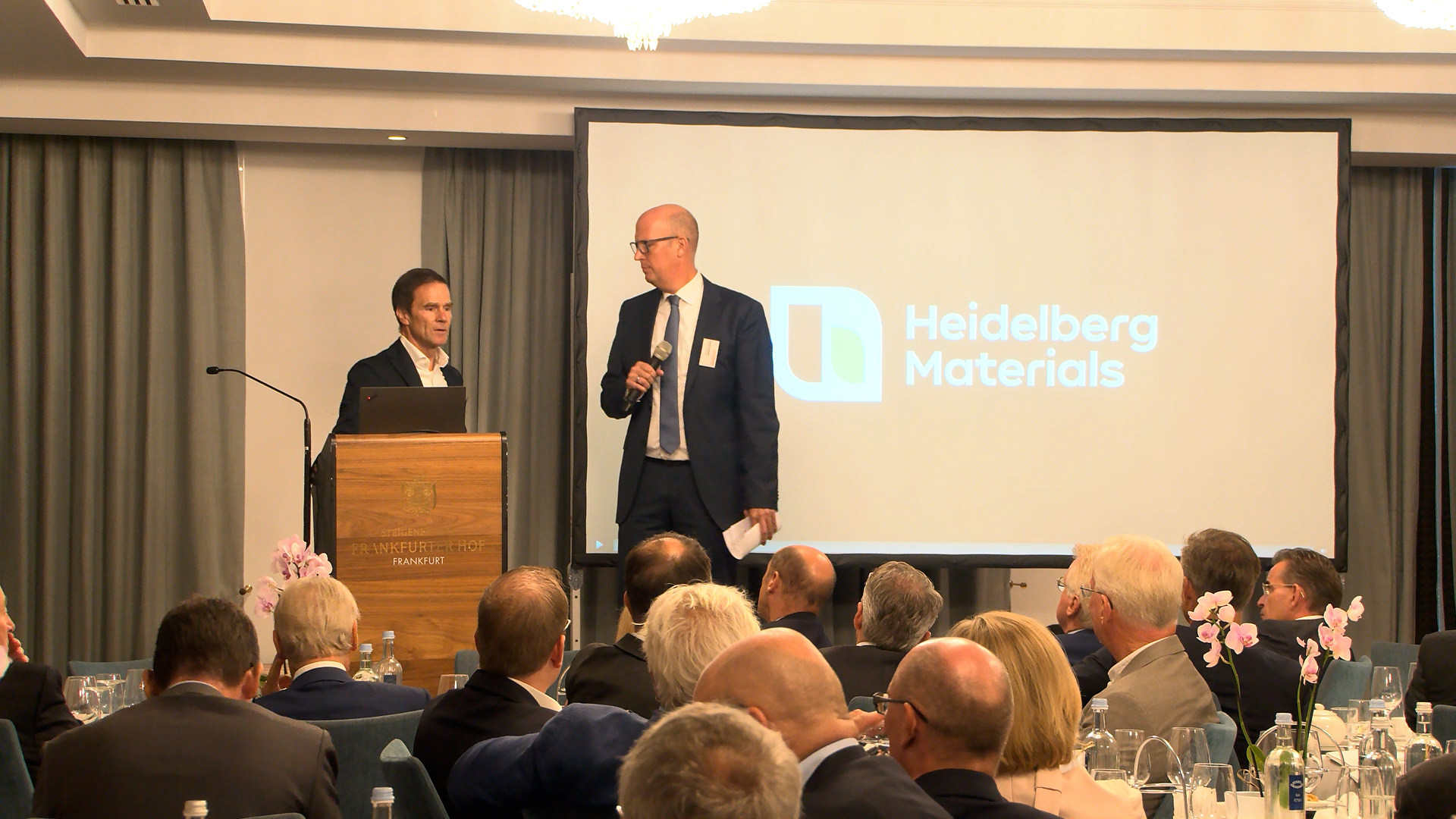 112. Wirtschaftsgespräche am Main mit Redner Dr. Dominik von Achten, CEO von Heidelberg Materials